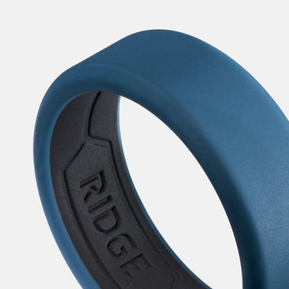 8mm Silicone Ring Set - Alpine Navy