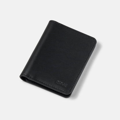 Daily Writer Kit - Bifold - Midnight Black Leather