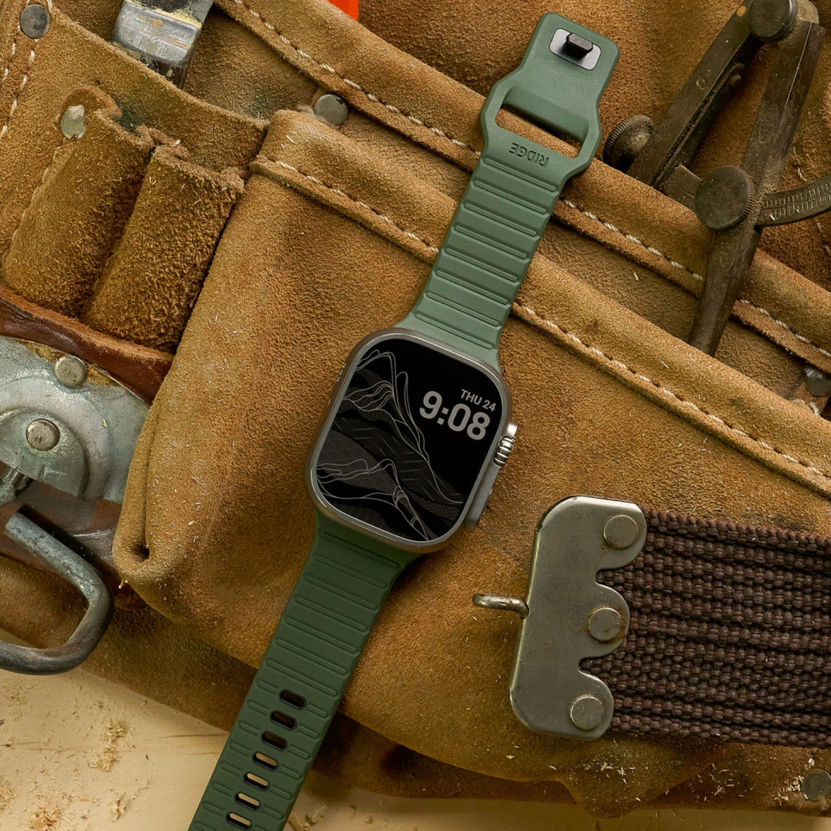 Everyday Watch Strap - Matte Olive - Ultra/46mm