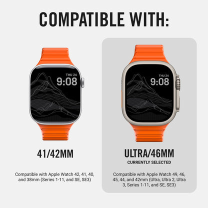 Everyday Watch Straps - Basecamp Orange - Ultra/46mm