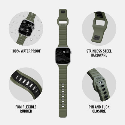 Everyday Watch Strap - Matte Olive - 41/42mm