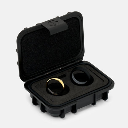 4mm Rounded Ring Set - 24K Gold