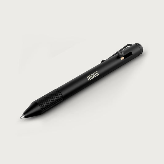 Ridge Bolt Action Pen - Royal Black