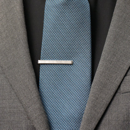 Tie Bar & Cufflinks Kit - Platinum
