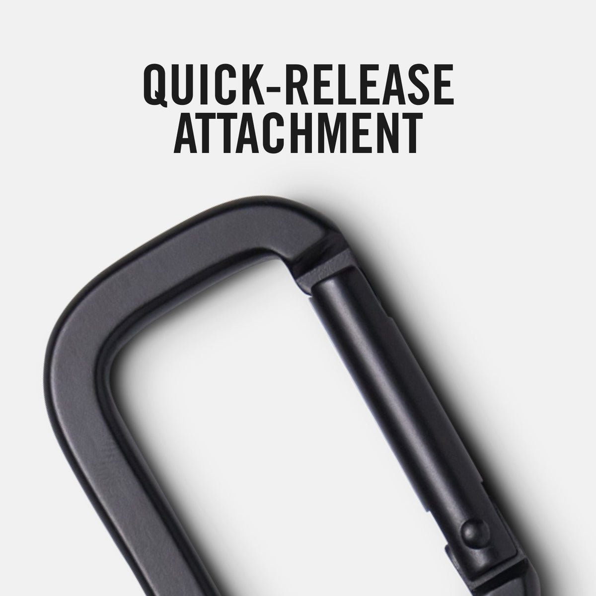 Ridge Keychain - Matte Black