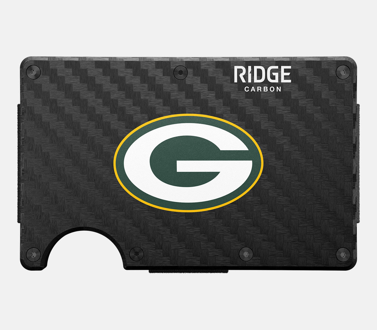 Ridge Wallet - Green Bay Packers - Carbon Fiber 3k