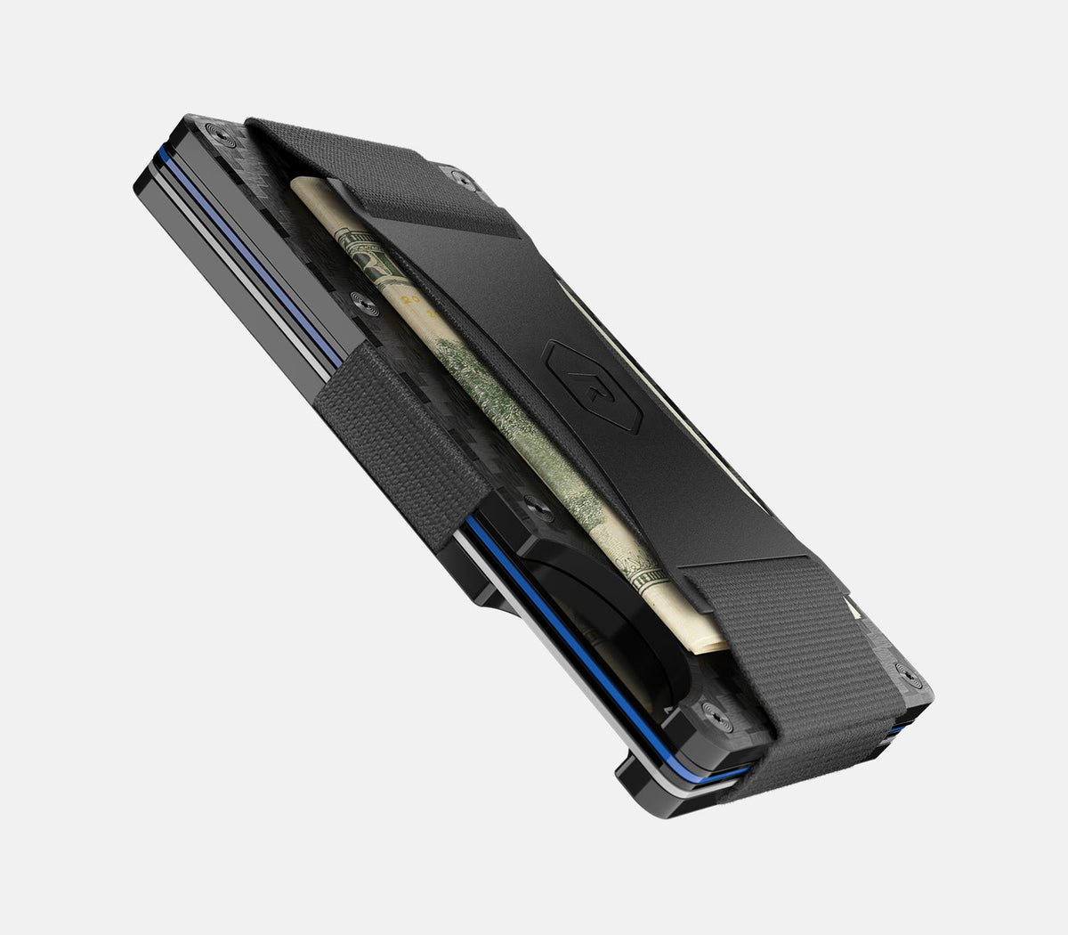 Ridge Wallet - Carolina Panthers - Carbon Fiber 3k