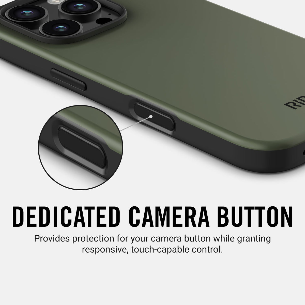 Ridge Phone Case - Matte Olive - iPhone 16 Pro Max