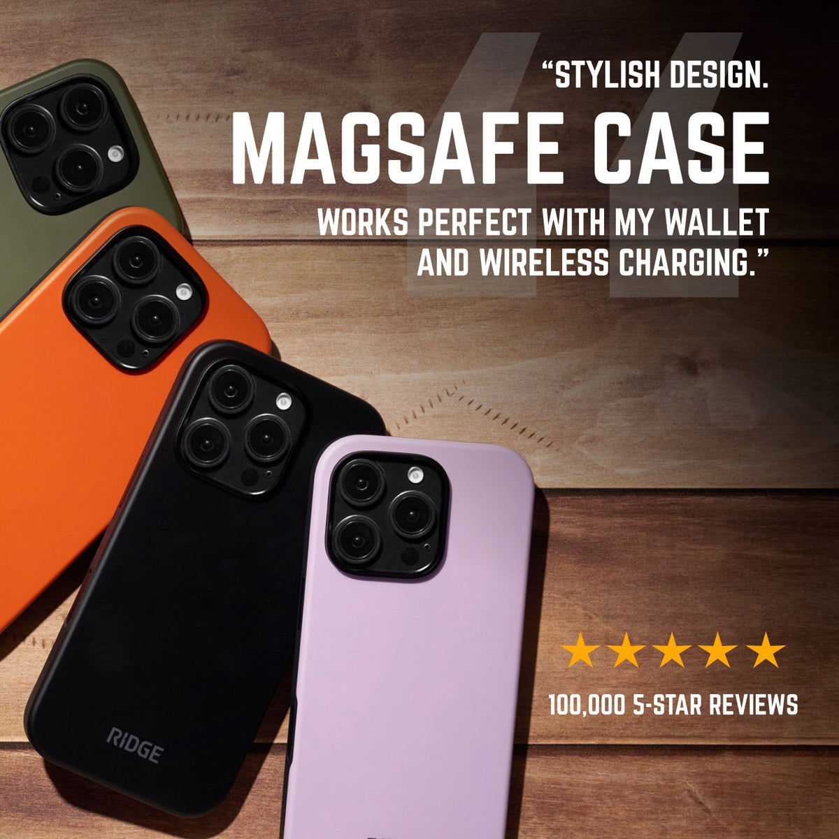 Ridge Phone Case - Basecamp Orange - iPhone 16 Pro