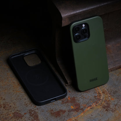 Ridge Phone Case - Matte Olive - iPhone 16 Pro