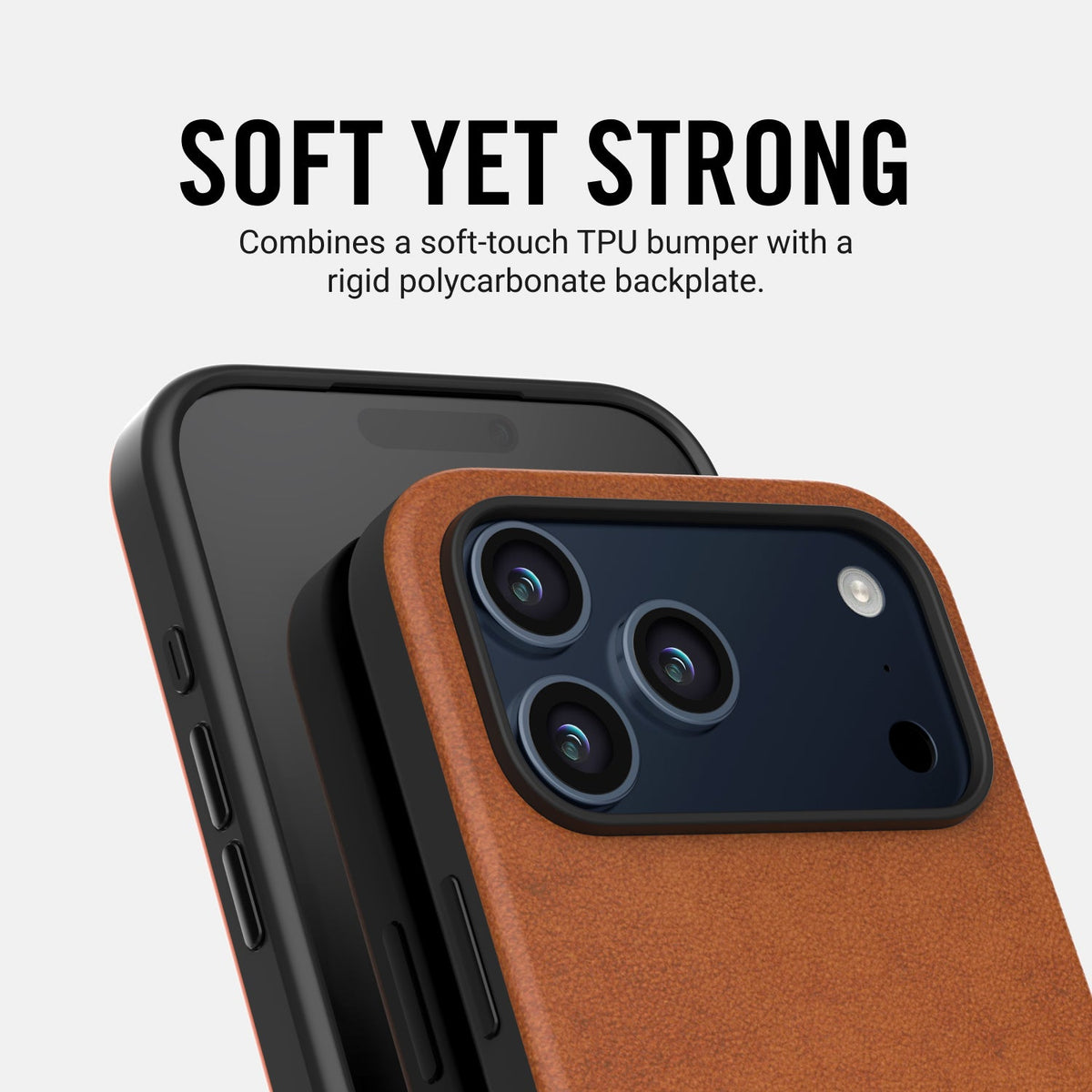 Ridge Phone Case - Tobacco Brown - iPhone 17 Pro