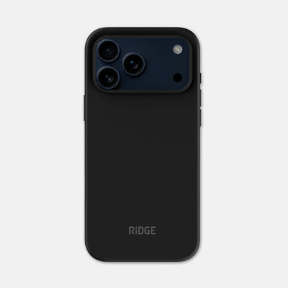 Ridge Phone Case - Matte Black - iPhone 17 Pro Max